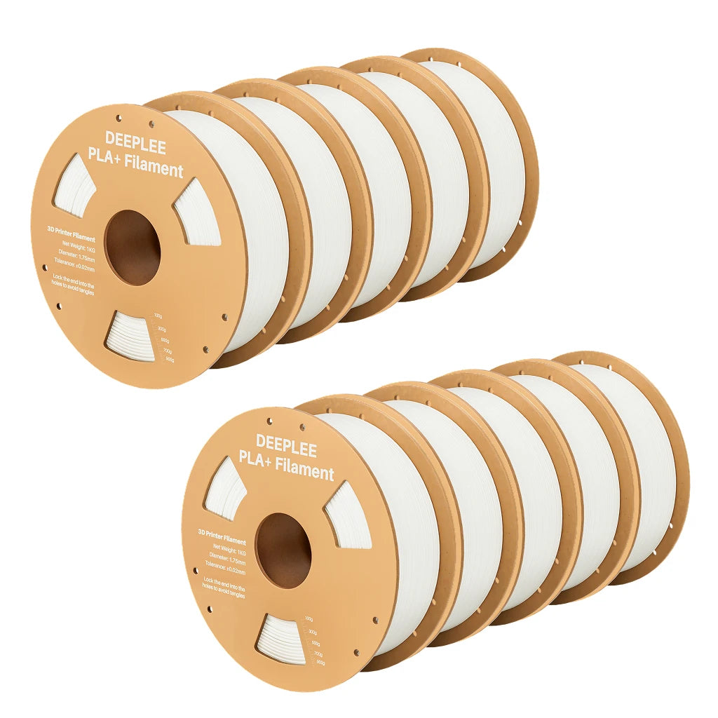 DEEPLEE PLA+ Filament 1.75mm 3D PLA for 3D Printer Consumables Material Compatible with Most FDM Printers(1KG/Spool, 2.2 lbs)