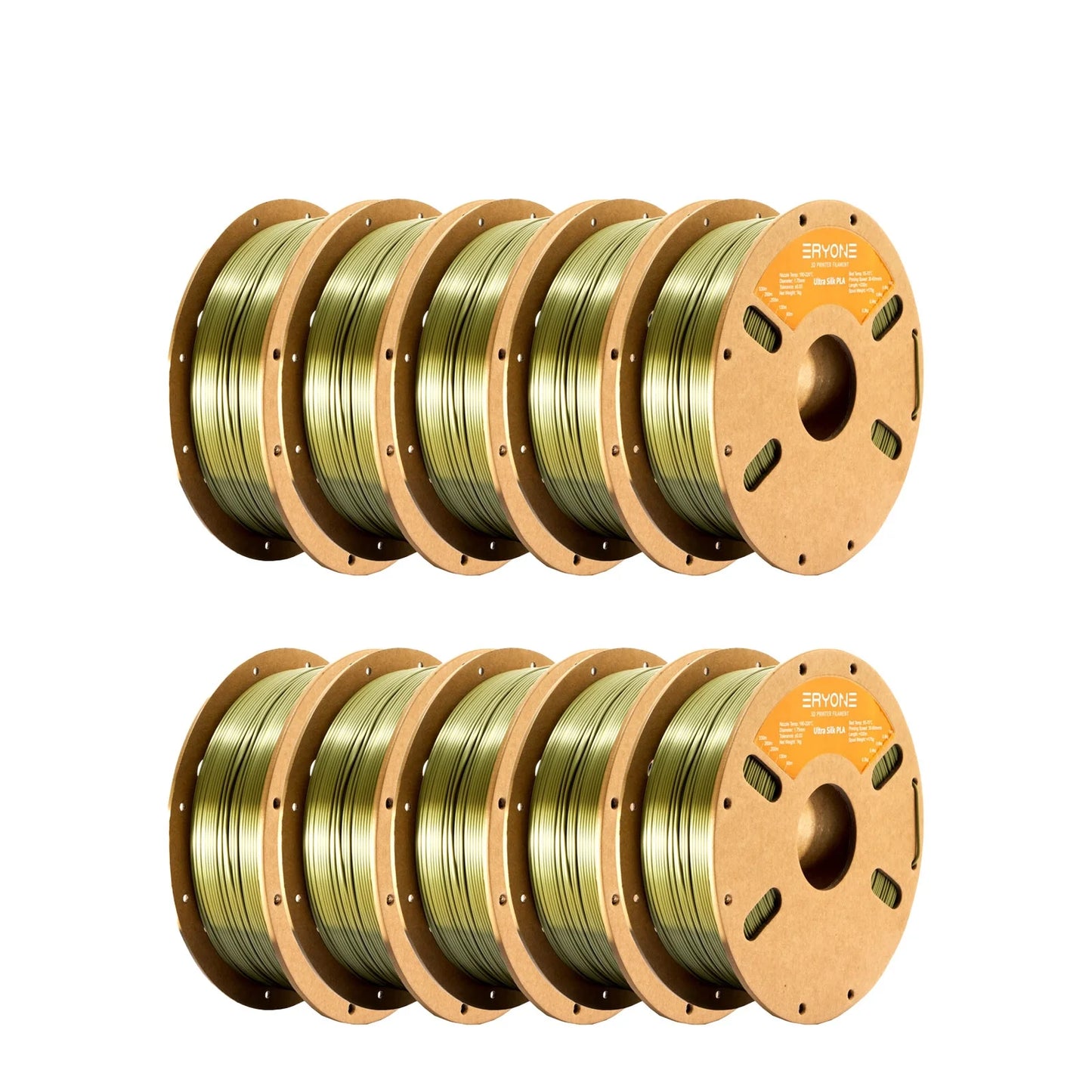 Eryone Promotion New Arrival Ultra SILK PLA Filament 3D Printing 1/3/5/10KG 1.75mm For 3D Printer High Quality Fast delivery