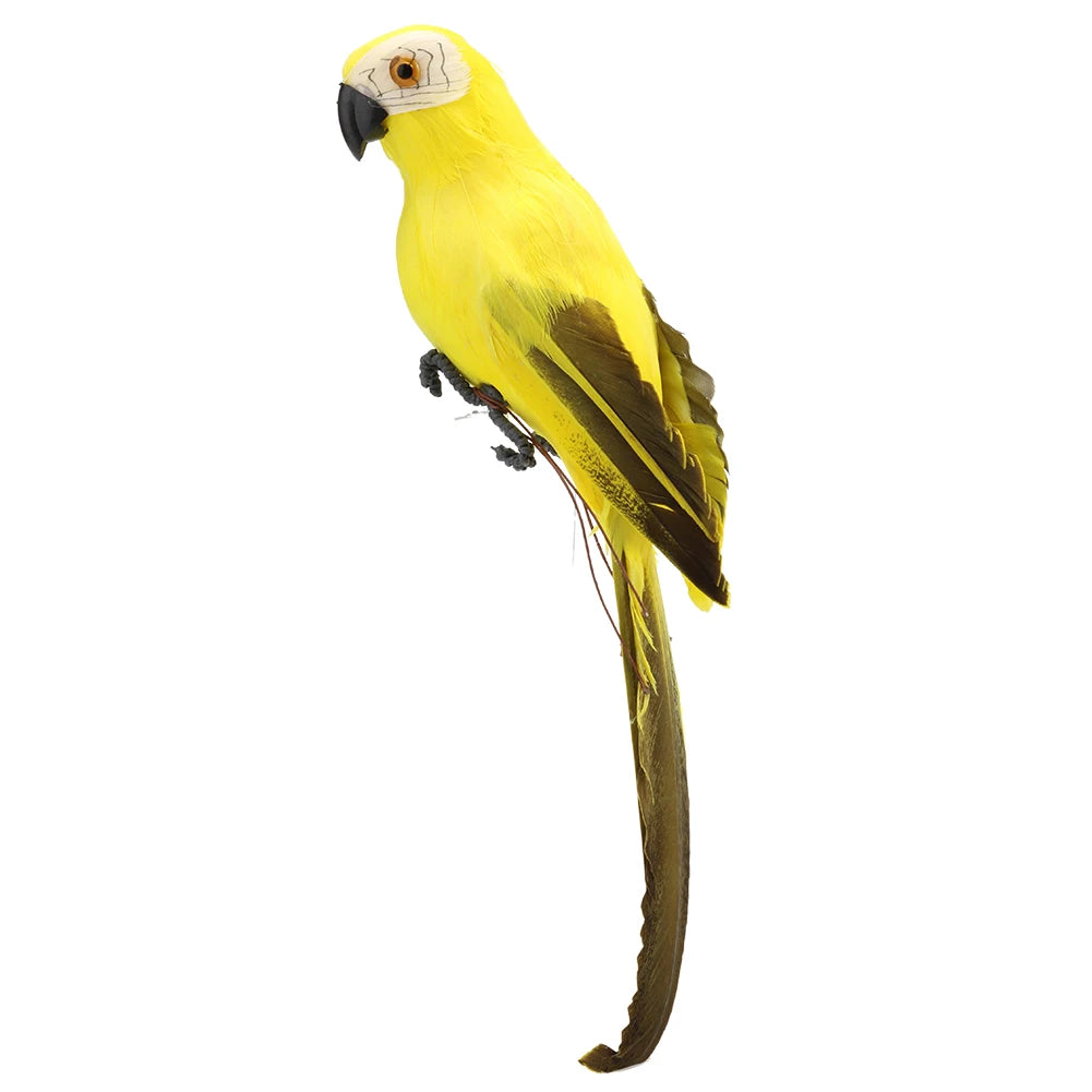 Artificial Simulation Foam Bird Creative Foam Feather Artificial Parrot Fake Animal Bird Imitation Bird Model Home Ornament