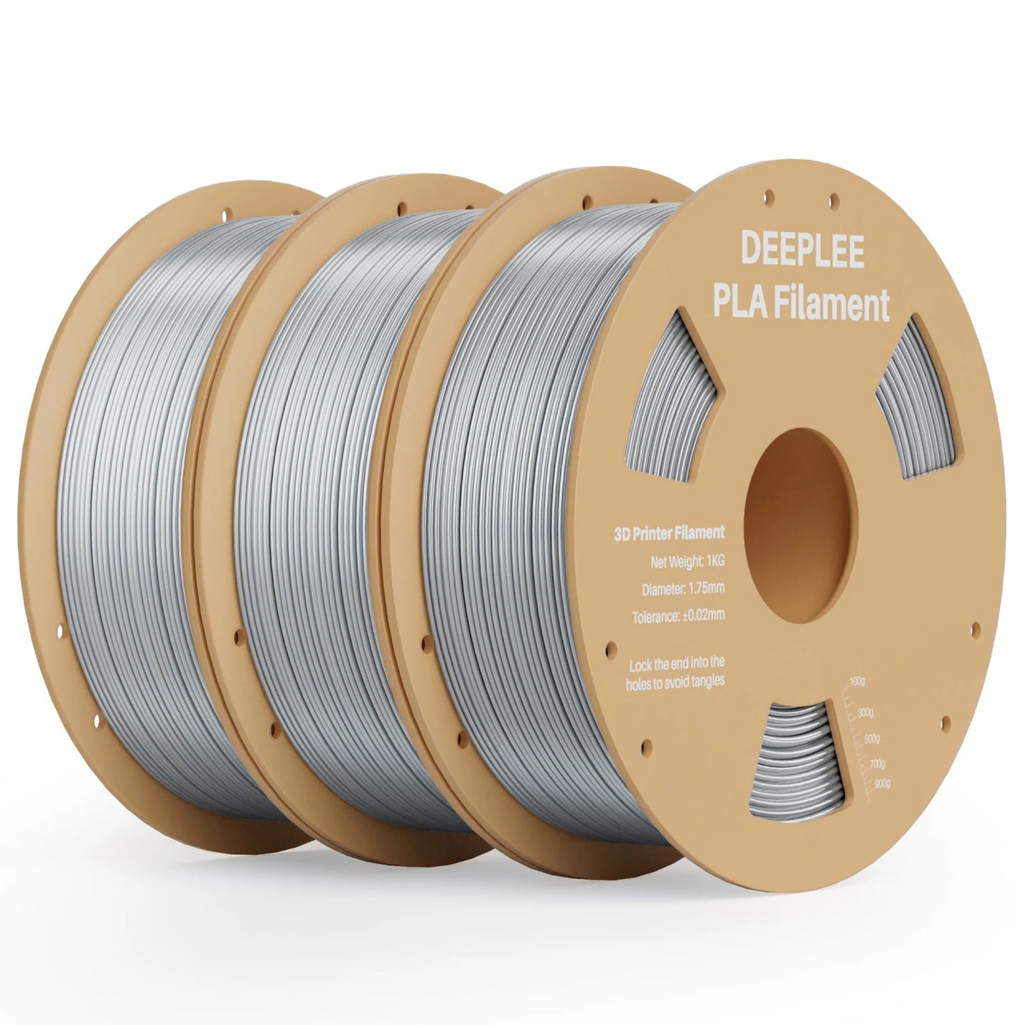 DEEPLEE 10KG Silk Filament PLA 1.75mm 3D Printer Filament for FDM 3D Printers Elegoo PLA for Elegoo Centauri Carbon