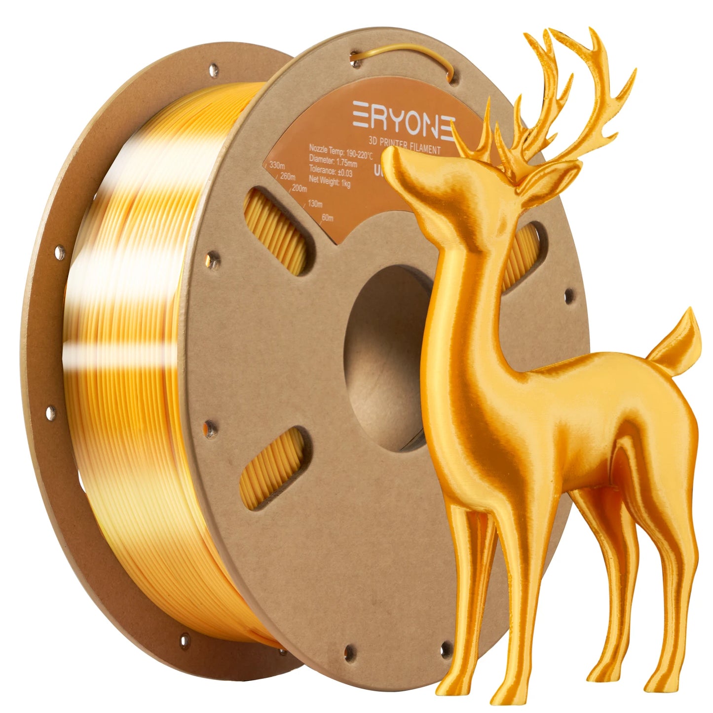 Eryone Promotion New Arrival Ultra SILK PLA Filament 3D Printing 1/3/5/10KG 1.75mm For 3D Printer High Quality Fast delivery