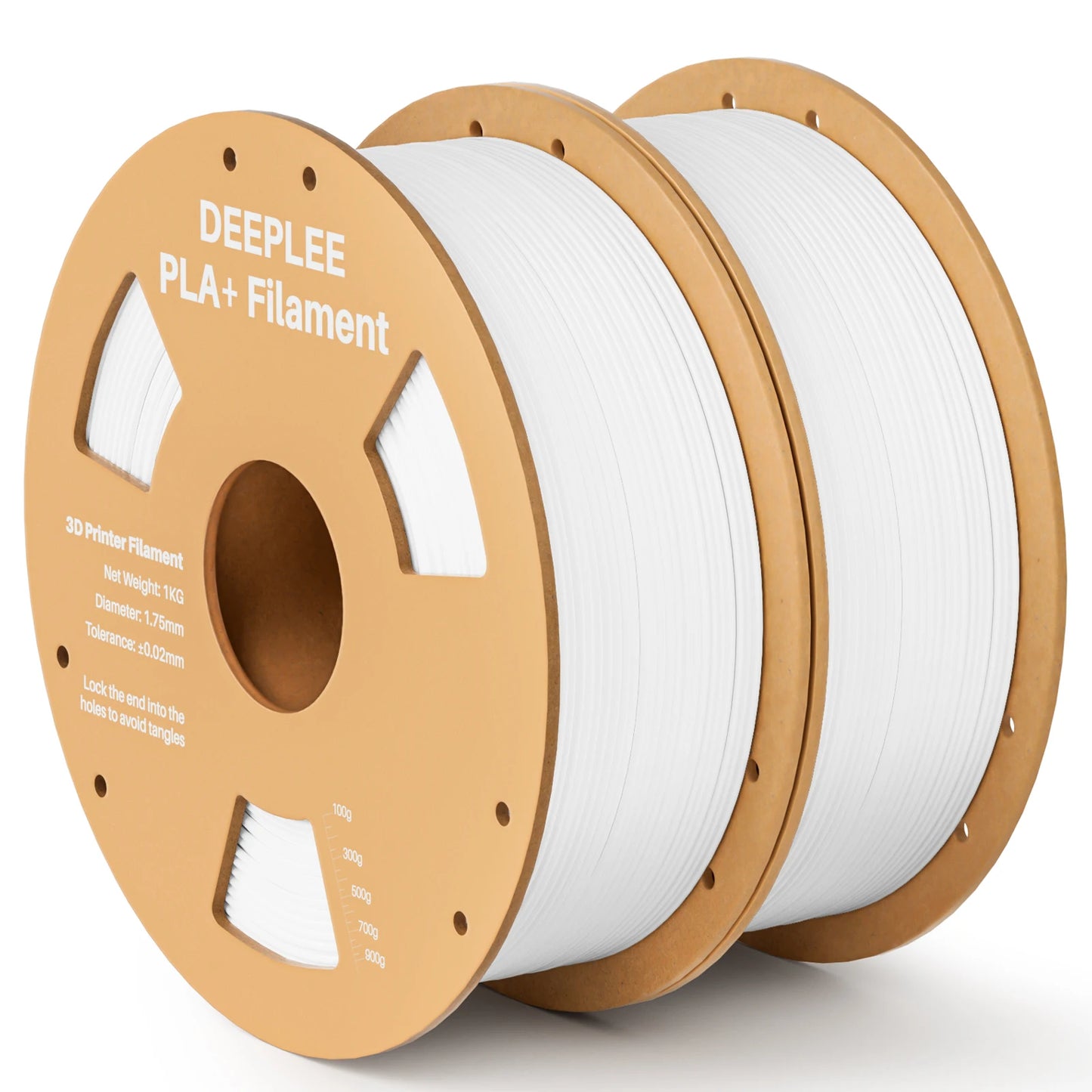 DEEPLEE PLA+ Filament 1.75mm 3D PLA for 3D Printer Consumables Material Compatible with Most FDM Printers(1KG/Spool, 2.2 lbs)
