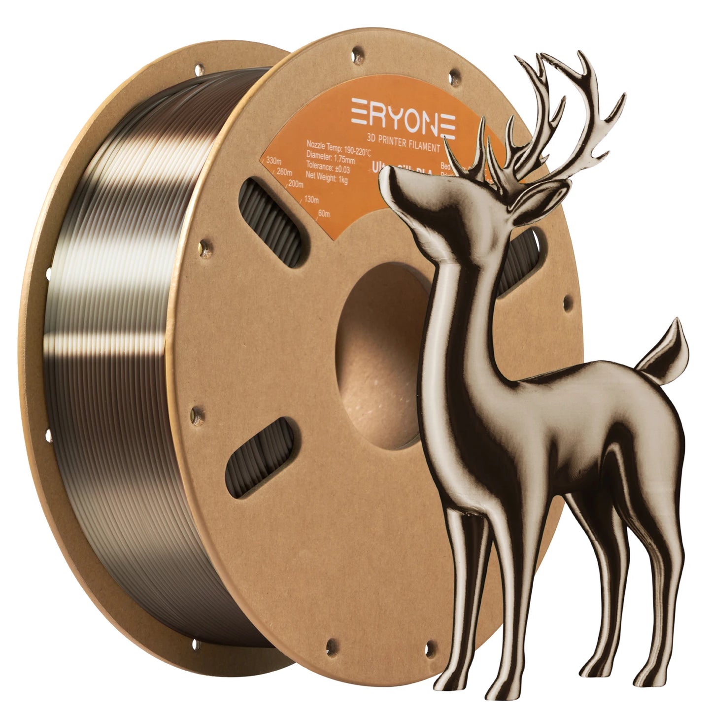 Eryone Promotion New Arrival Ultra SILK PLA Filament 3D Printing 1/3/5/10KG 1.75mm For 3D Printer High Quality Fast delivery