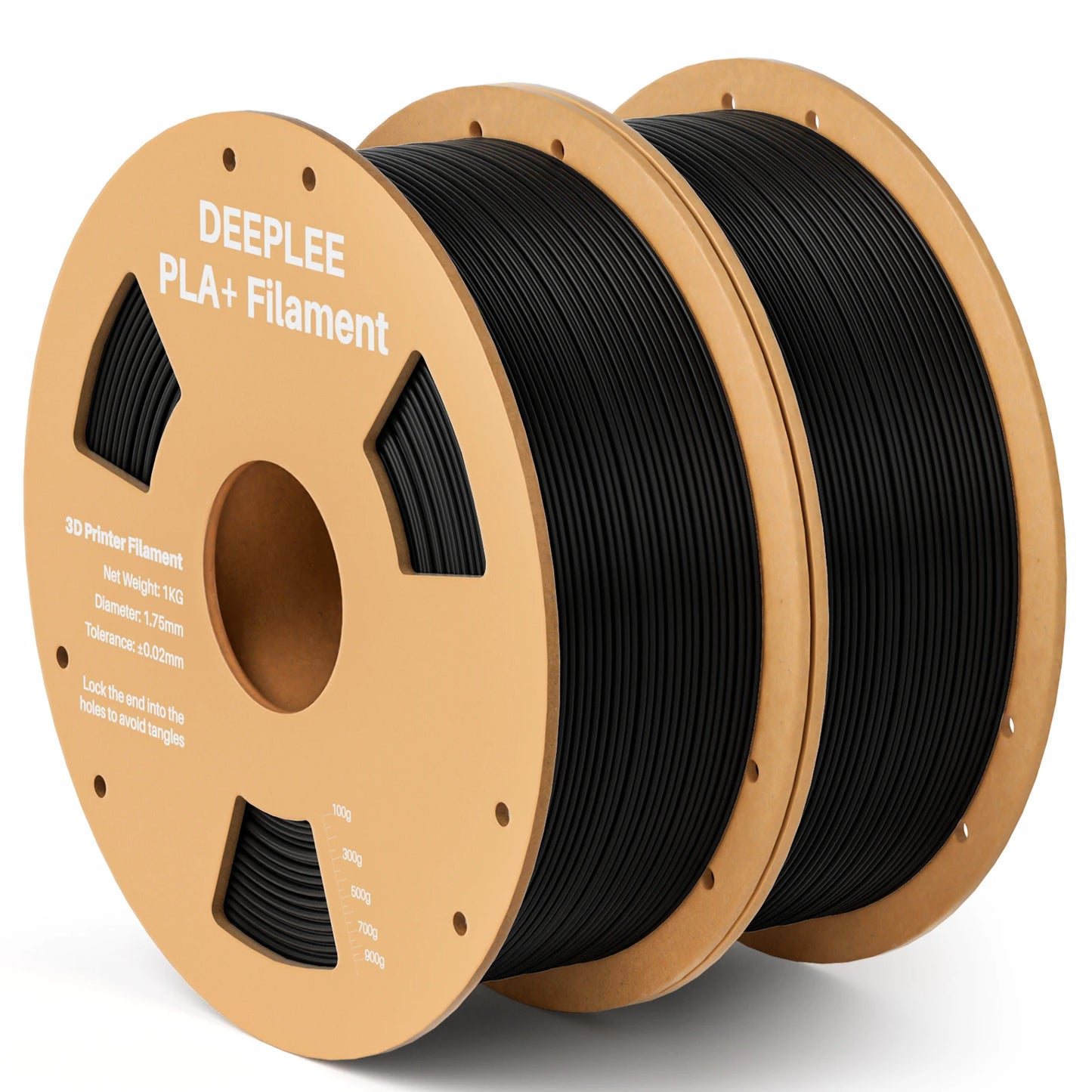 DEEPLEE PLA+ Filament 1.75mm 3D PLA for 3D Printer Consumables Material Compatible with Most FDM Printers(1KG/Spool, 2.2 lbs)