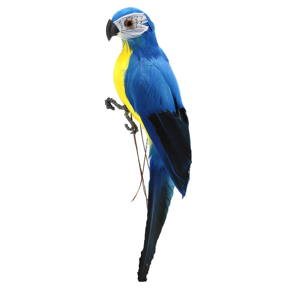 Artificial Simulation Foam Bird Creative Foam Feather Artificial Parrot Fake Animal Bird Imitation Bird Model Home Ornament
