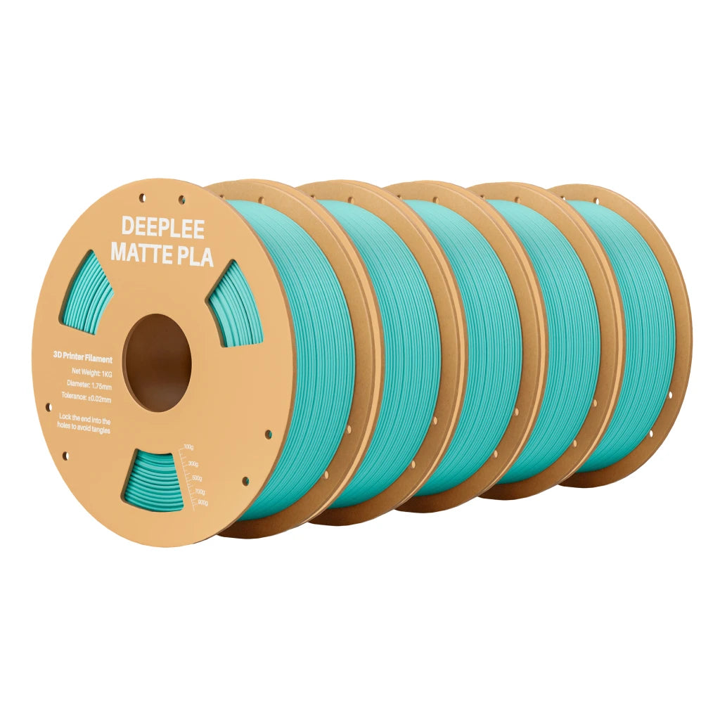 DEEPLEE Matte PLA Filament 1KG,1.75mm FDM 3D Printer Filament Dimensional Accuracy +/- 0.02mm, 1kg Carboard Spool (2.2lbs)