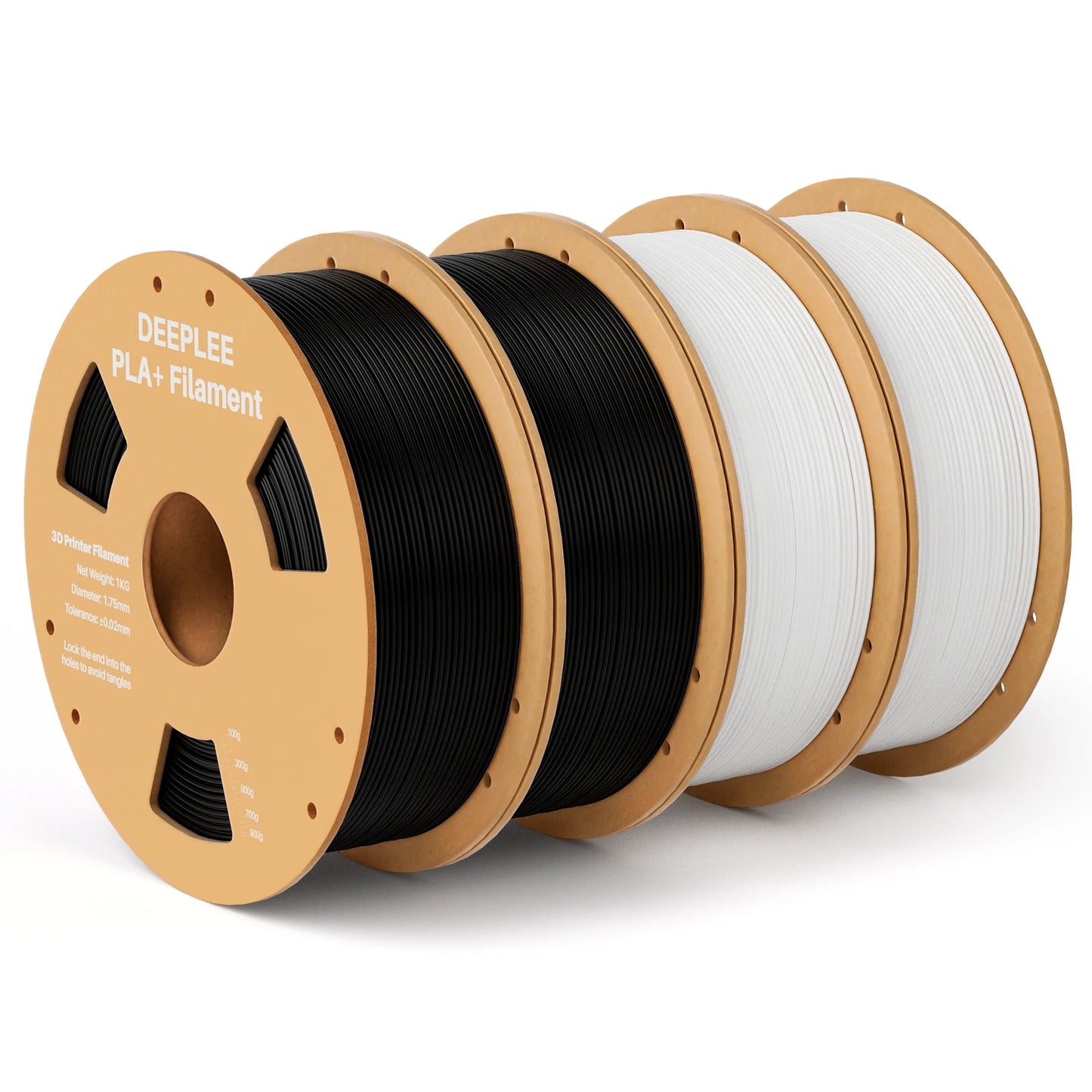 DEEPLEE PLA+ Filament 1.75mm 3D PLA for 3D Printer Consumables Material Compatible with Most FDM Printers(1KG/Spool, 2.2 lbs)