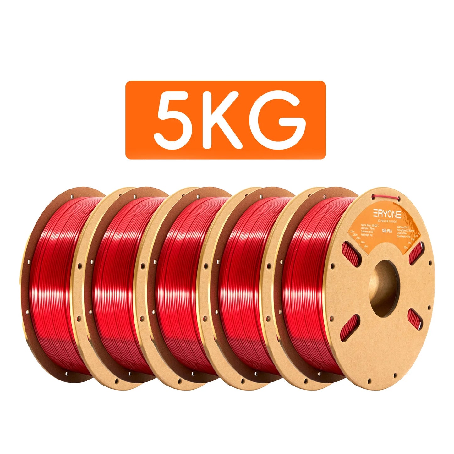Eryone Promotion New Arrival Ultra SILK PLA Filament 3D Printing 1/3/5/10KG 1.75mm For 3D Printer High Quality Fast delivery