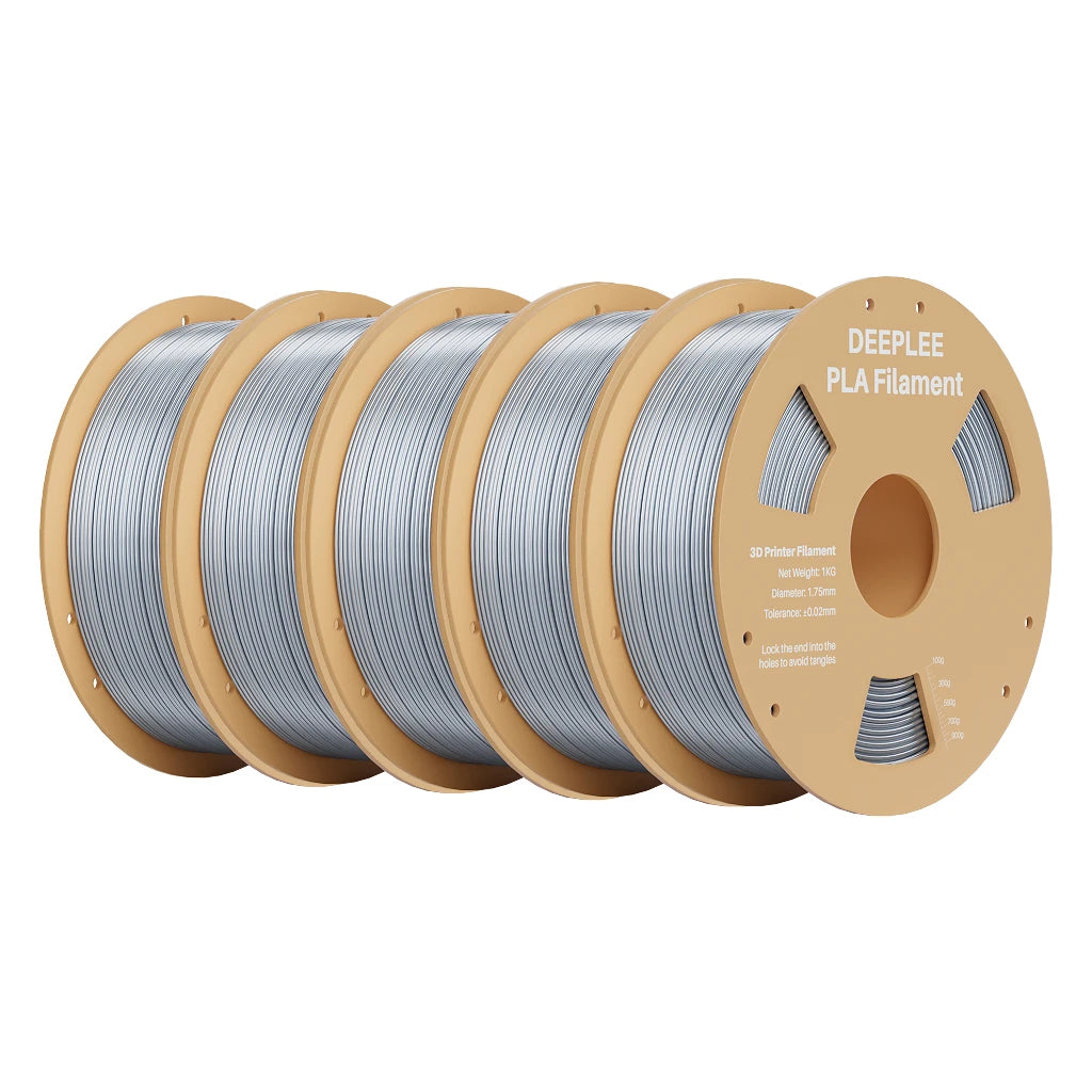 DEEPLEE 10KG Silk Filament PLA 1.75mm 3D Printer Filament for FDM 3D Printers Elegoo PLA for Elegoo Centauri Carbon