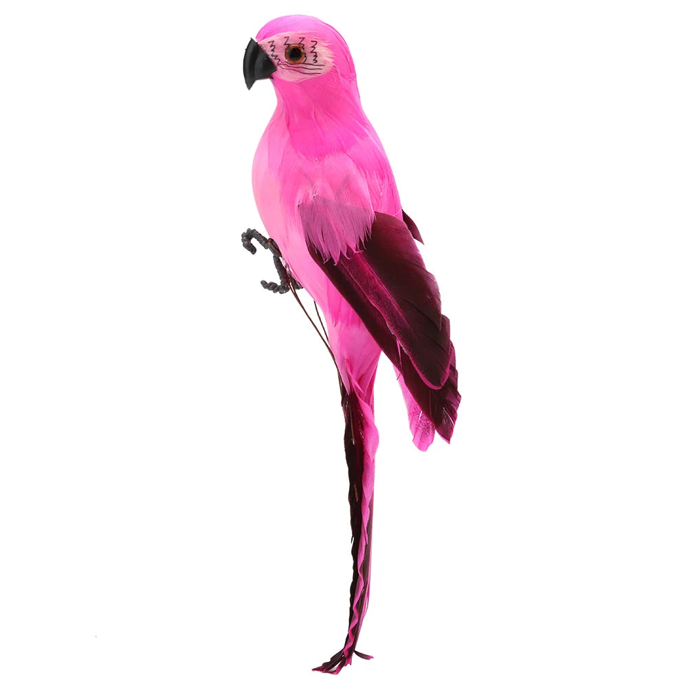 Artificial Simulation Foam Bird Creative Foam Feather Artificial Parrot Fake Animal Bird Imitation Bird Model Home Ornament