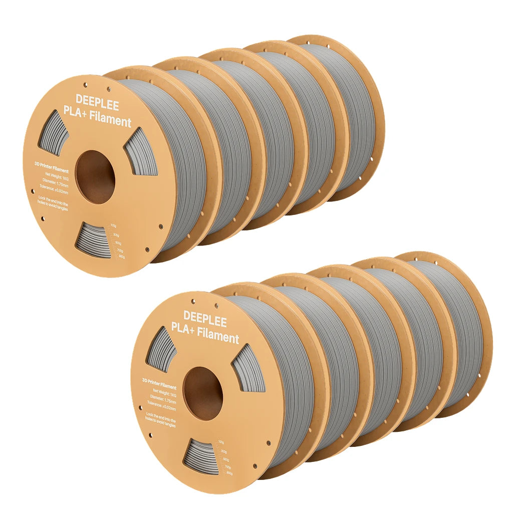 DEEPLEE PLA+ Filament 1.75mm 3D PLA for 3D Printer Consumables Material Compatible with Most FDM Printers(1KG/Spool, 2.2 lbs)