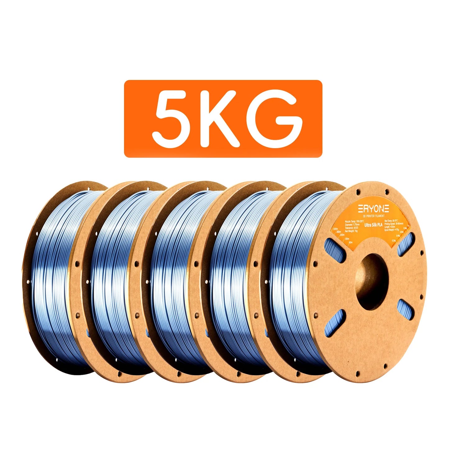 Eryone Promotion New Arrival Ultra SILK PLA Filament 3D Printing 1/3/5/10KG 1.75mm For 3D Printer High Quality Fast delivery