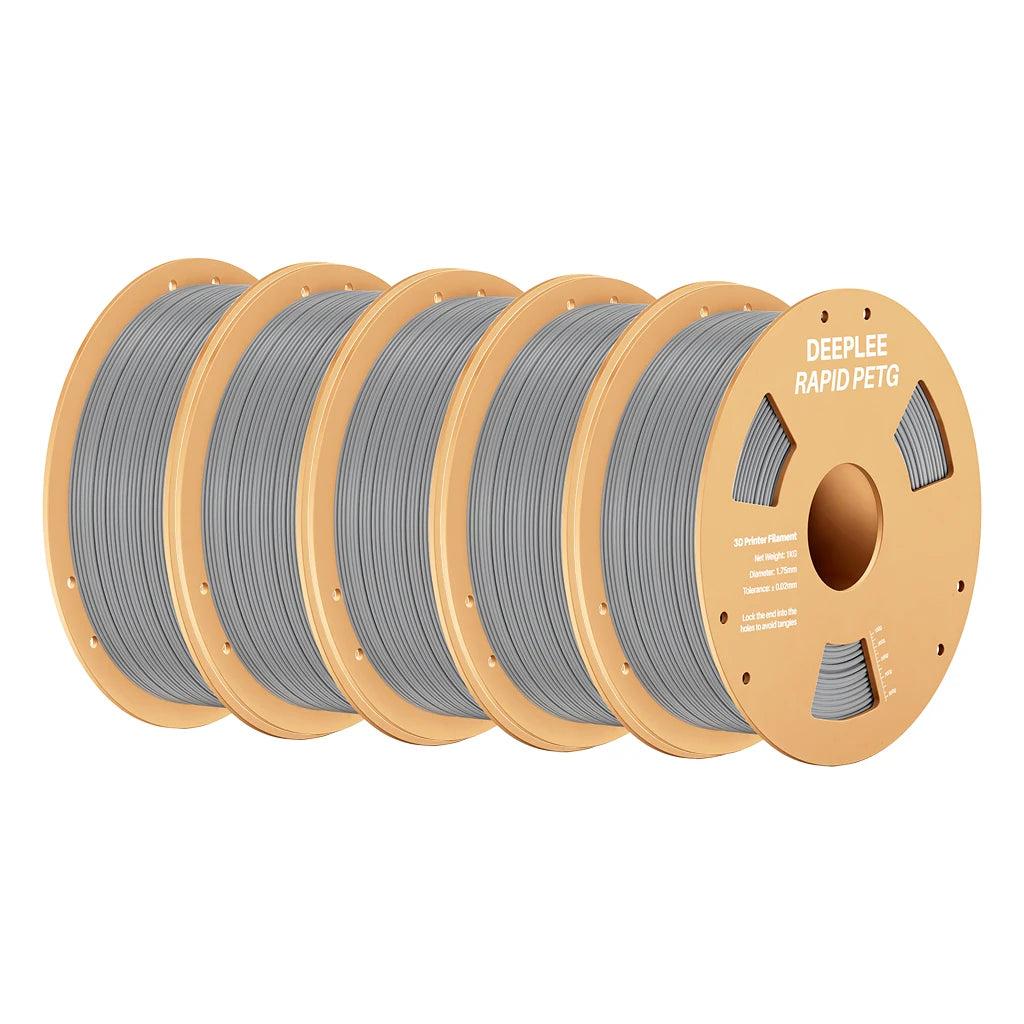 DEEPLEE Rapid PETG Filament 1.75mm 1KG 3d printing materials PETG Black Filament 1kg Fits for Most FDM 3D Printers DEEPLEE