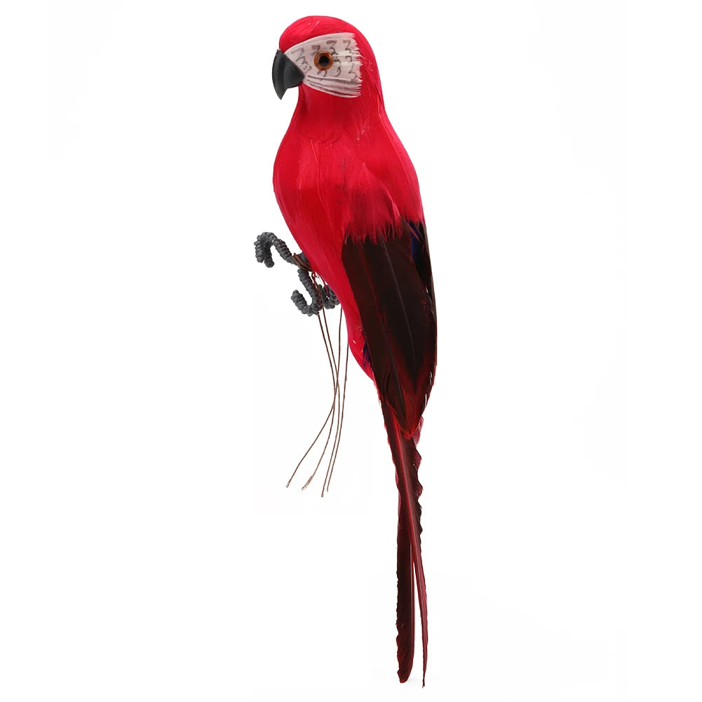 Artificial Simulation Foam Bird Creative Foam Feather Artificial Parrot Fake Animal Bird Imitation Bird Model Home Ornament