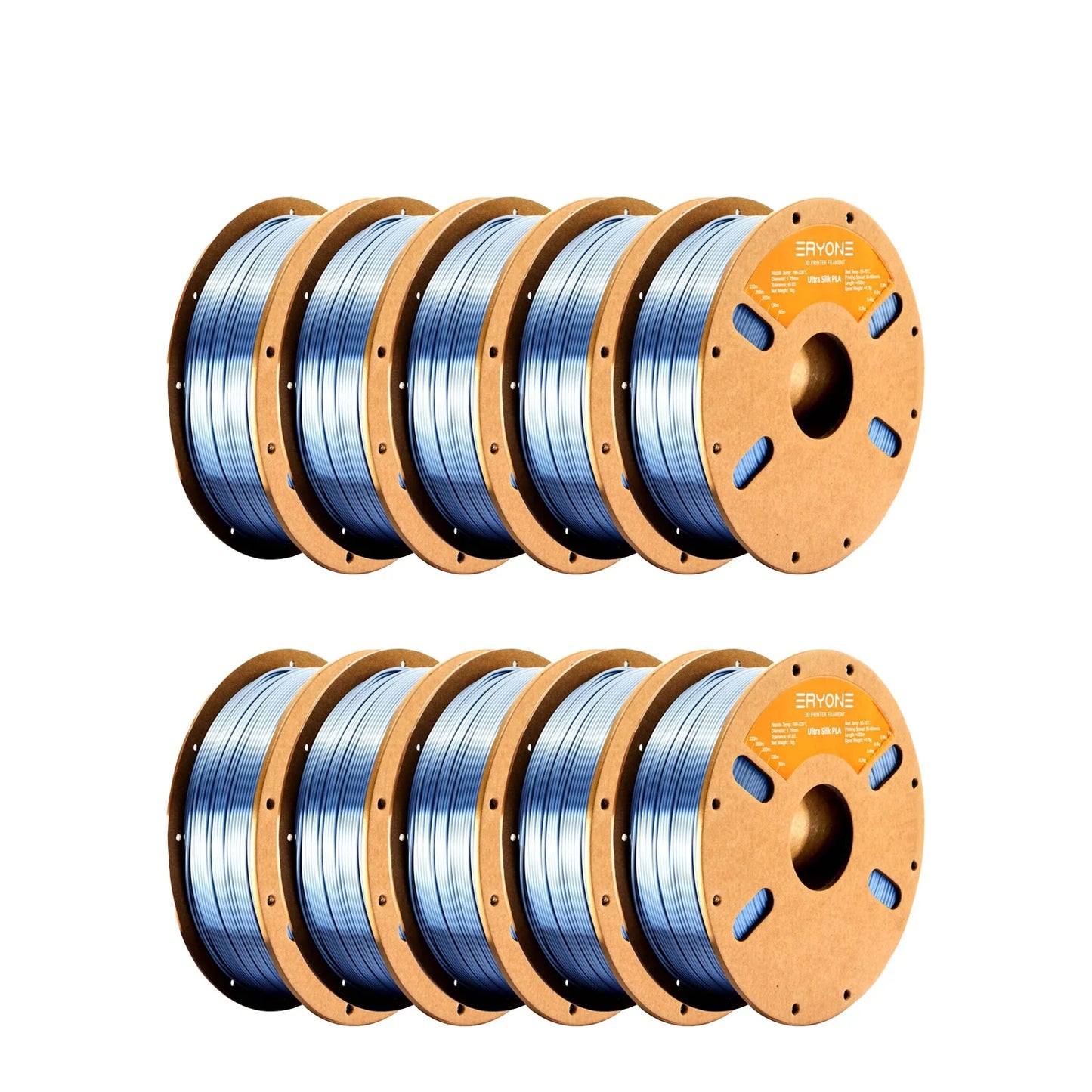 Eryone Promotion New Arrival Ultra SILK PLA Filament 3D Printing 1/3/5/10KG 1.75mm For 3D Printer High Quality Fast delivery