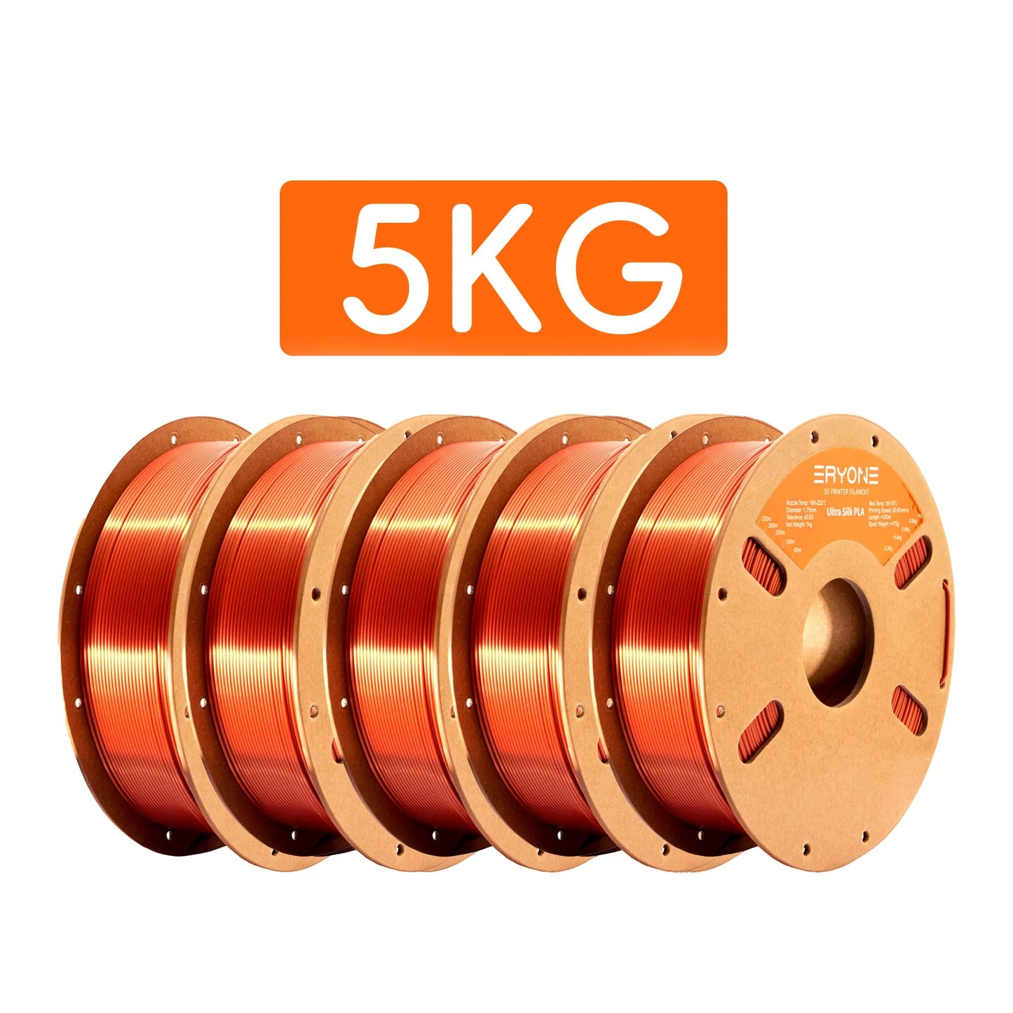 Eryone Promotion New Arrival Ultra SILK PLA Filament 3D Printing 1/3/5/10KG 1.75mm For 3D Printer High Quality Fast delivery