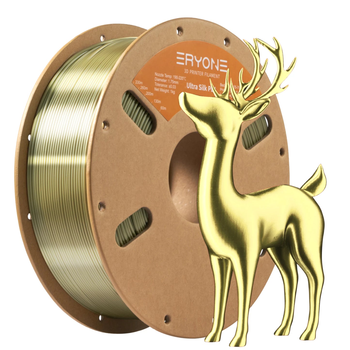 Eryone Promotion New Arrival Ultra SILK PLA Filament 3D Printing 1/3/5/10KG 1.75mm For 3D Printer High Quality Fast delivery