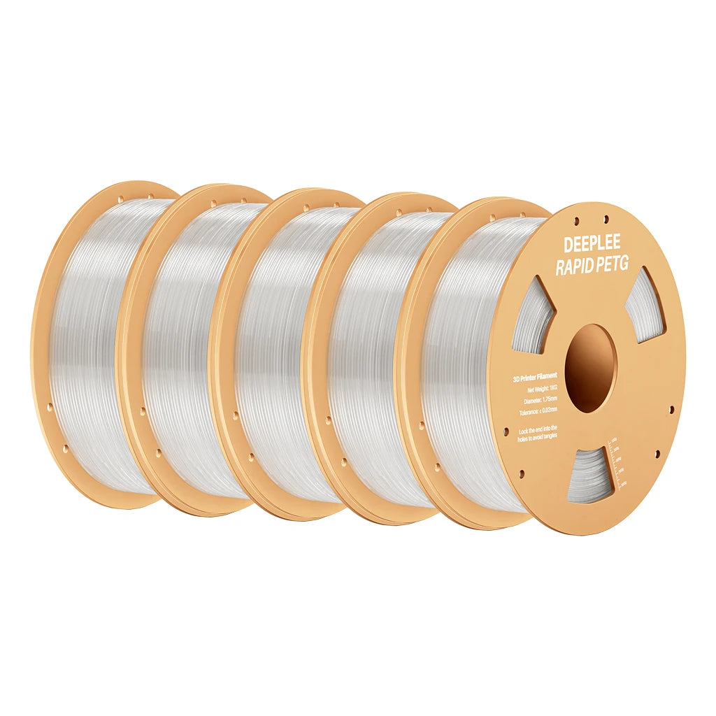DEEPLEE Rapid PETG Filament 1.75mm 1KG 3d printing materials PETG Black Filament 1kg Fits for Most FDM 3D Printers DEEPLEE