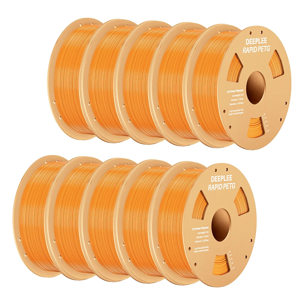 DEEPLEE Rapid PETG Filament 1.75mm 1KG 3d printing materials PETG Black Filament 1kg Fits for Most FDM 3D Printers DEEPLEE