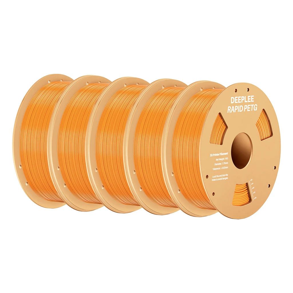 DEEPLEE Rapid PETG Filament 1.75mm 1KG 3d printing materials PETG Black Filament 1kg Fits for Most FDM 3D Printers DEEPLEE
