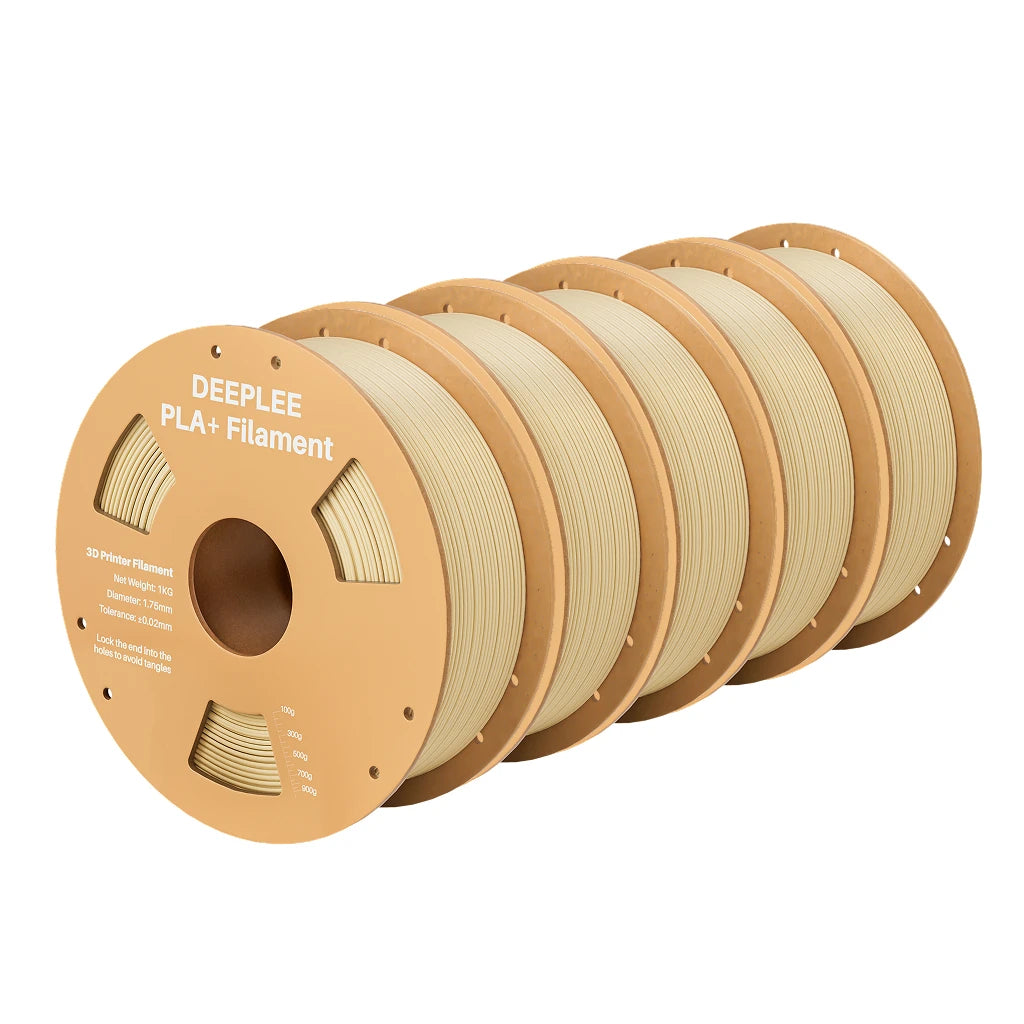 DEEPLEE PLA+ Filament 1.75mm 3D PLA for 3D Printer Consumables Material Compatible with Most FDM Printers(1KG/Spool, 2.2 lbs)