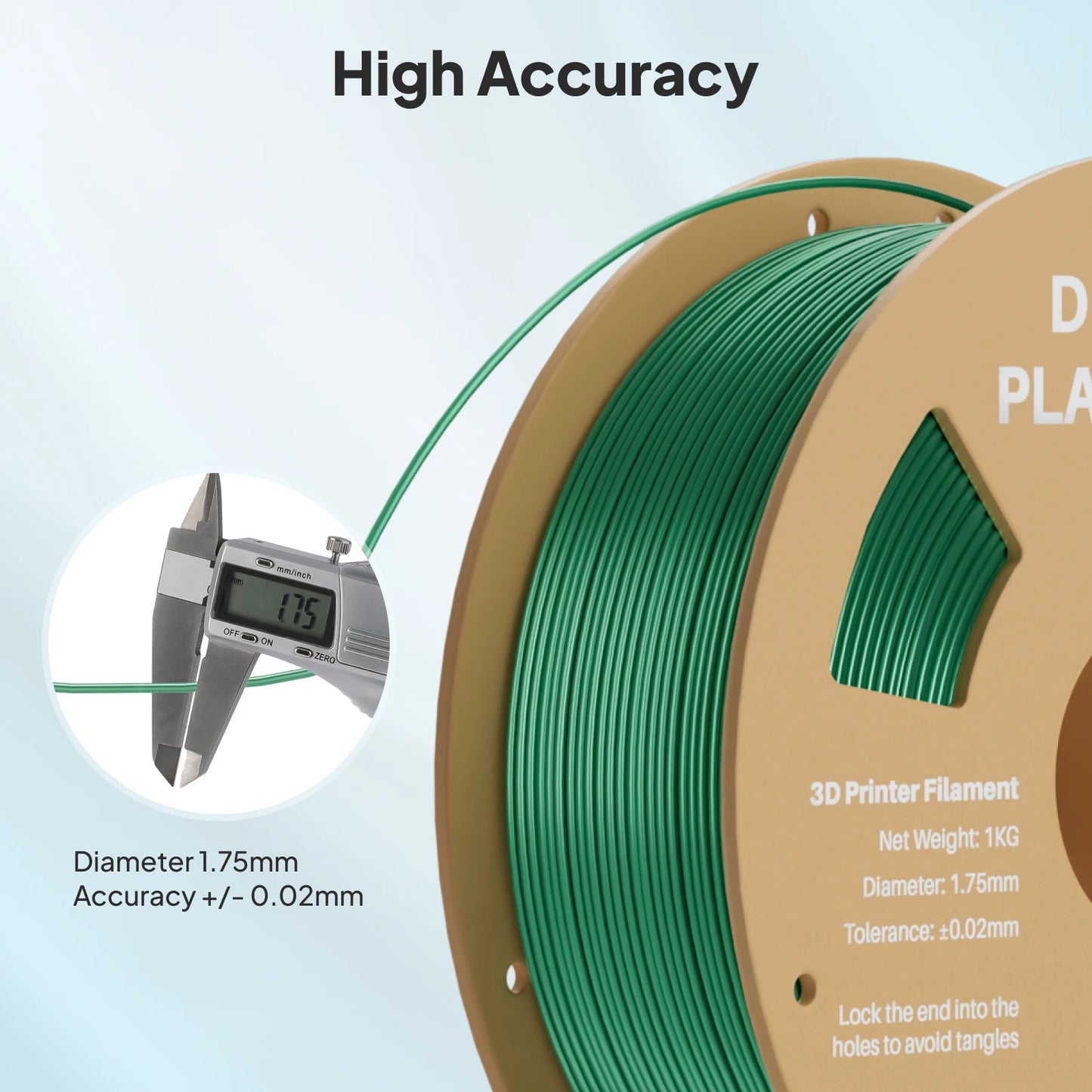 DEEPLEE 10KG Silk Filament PLA 1.75mm 3D Printer Filament for FDM 3D Printers Elegoo PLA for Elegoo Centauri Carbon