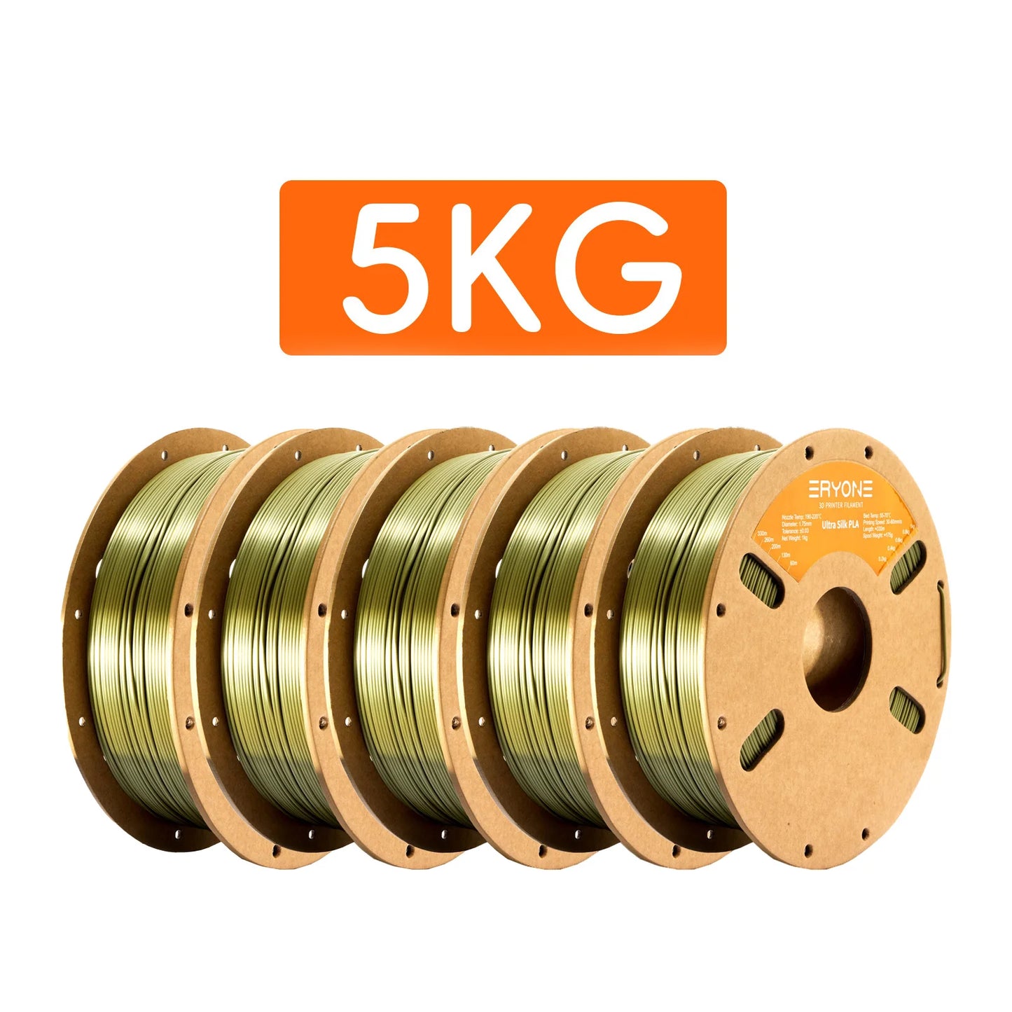 Eryone Promotion New Arrival Ultra SILK PLA Filament 3D Printing 1/3/5/10KG 1.75mm For 3D Printer High Quality Fast delivery