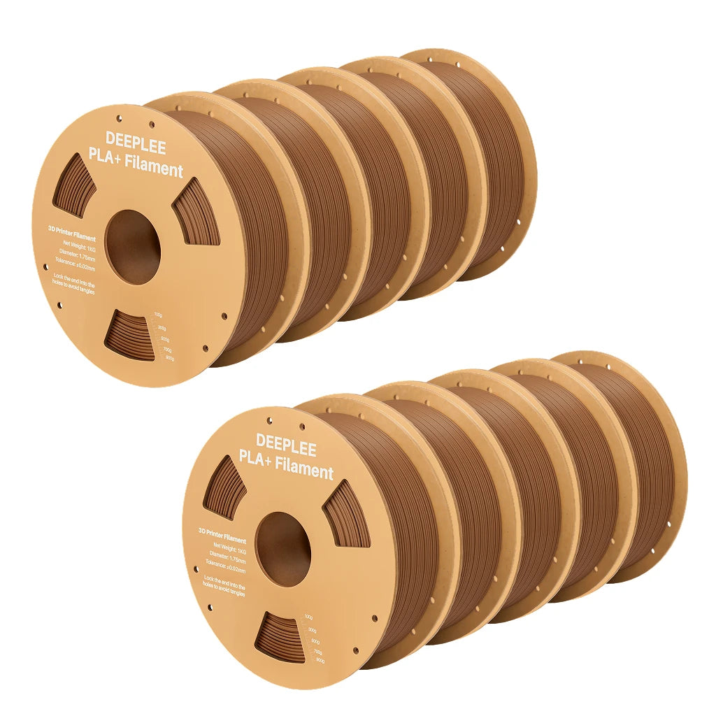 DEEPLEE PLA+ Filament 1.75mm 3D PLA for 3D Printer Consumables Material Compatible with Most FDM Printers(1KG/Spool, 2.2 lbs)