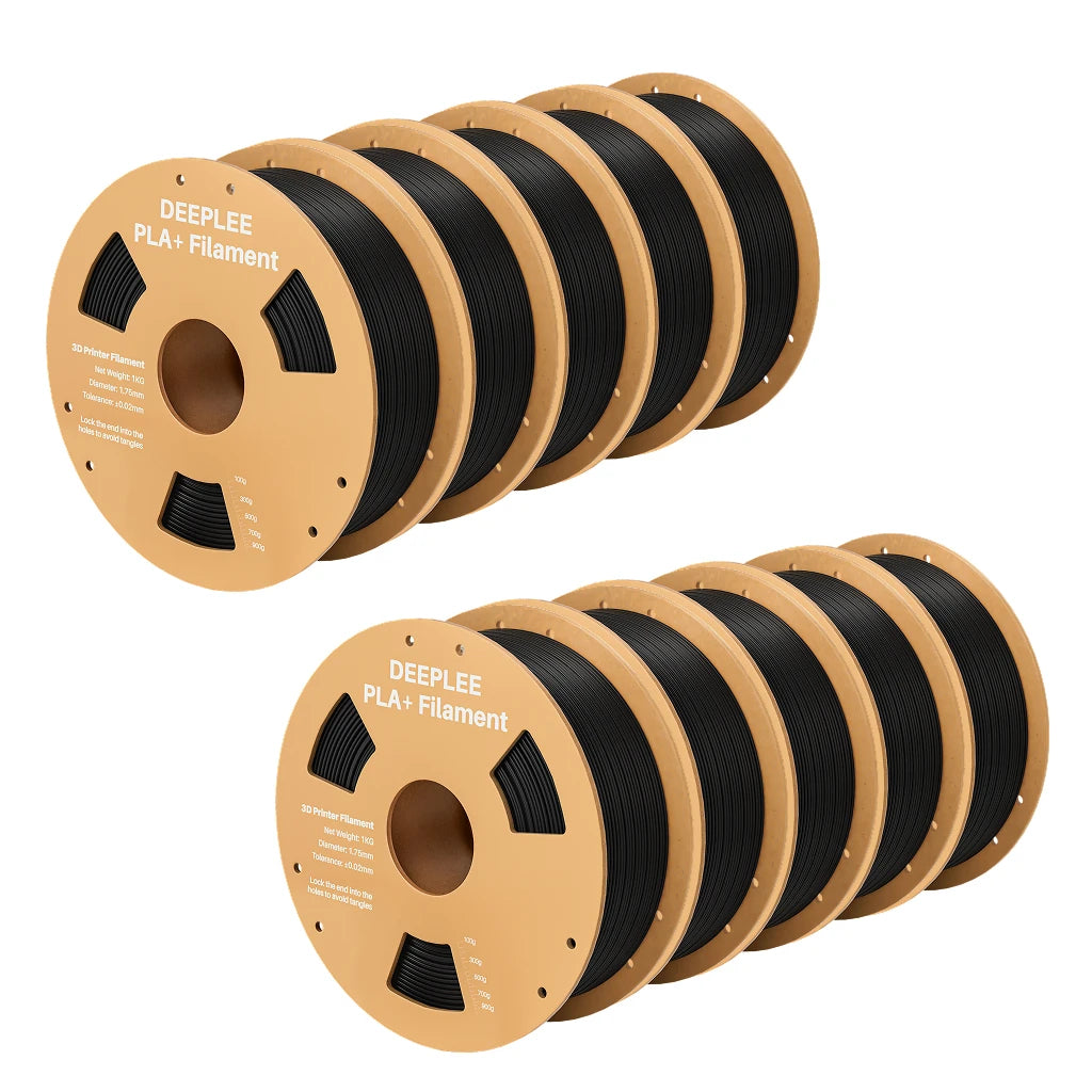 DEEPLEE PLA+ Filament 1.75mm 3D PLA for 3D Printer Consumables Material Compatible with Most FDM Printers(1KG/Spool, 2.2 lbs)