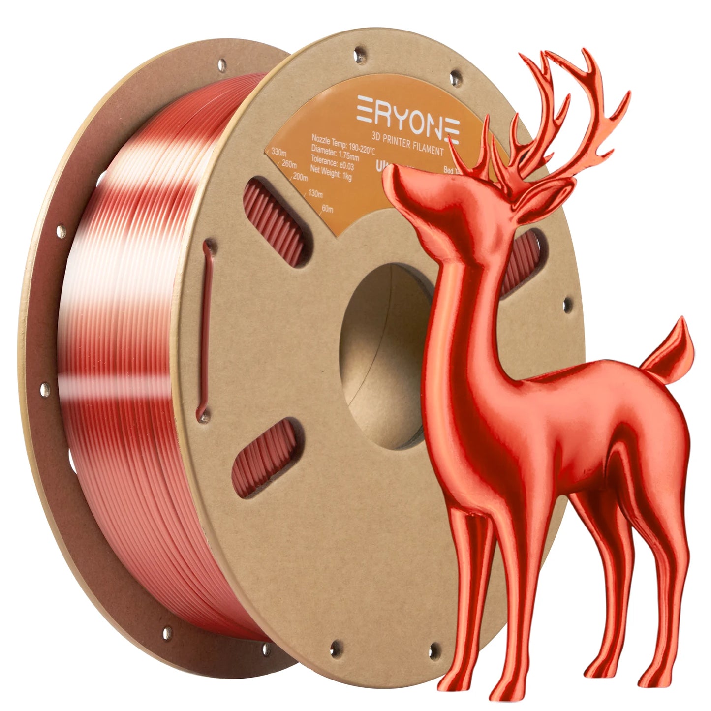 Eryone Promotion New Arrival Ultra SILK PLA Filament 3D Printing 1/3/5/10KG 1.75mm For 3D Printer High Quality Fast delivery