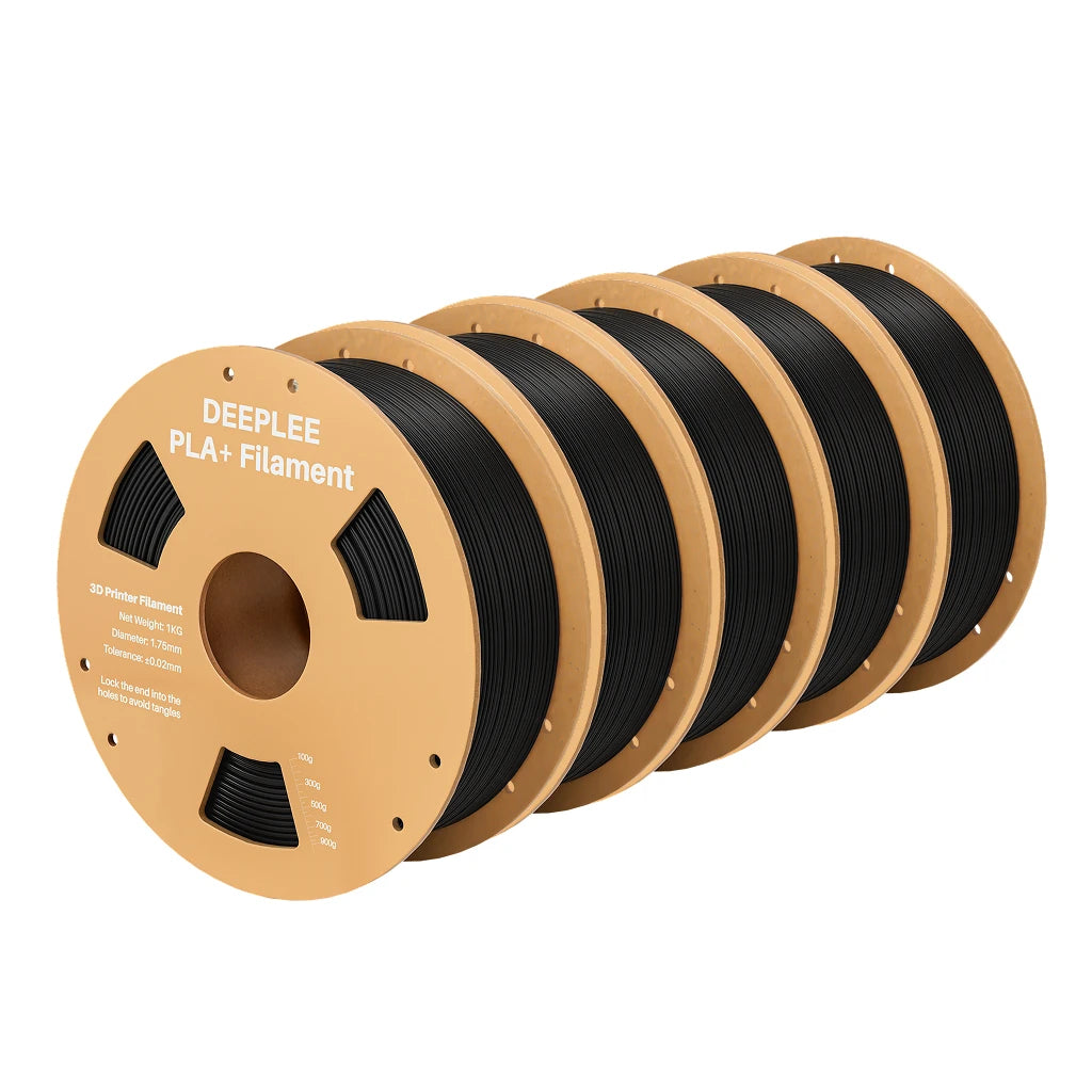 DEEPLEE PLA+ Filament 1.75mm 3D PLA for 3D Printer Consumables Material Compatible with Most FDM Printers(1KG/Spool, 2.2 lbs)