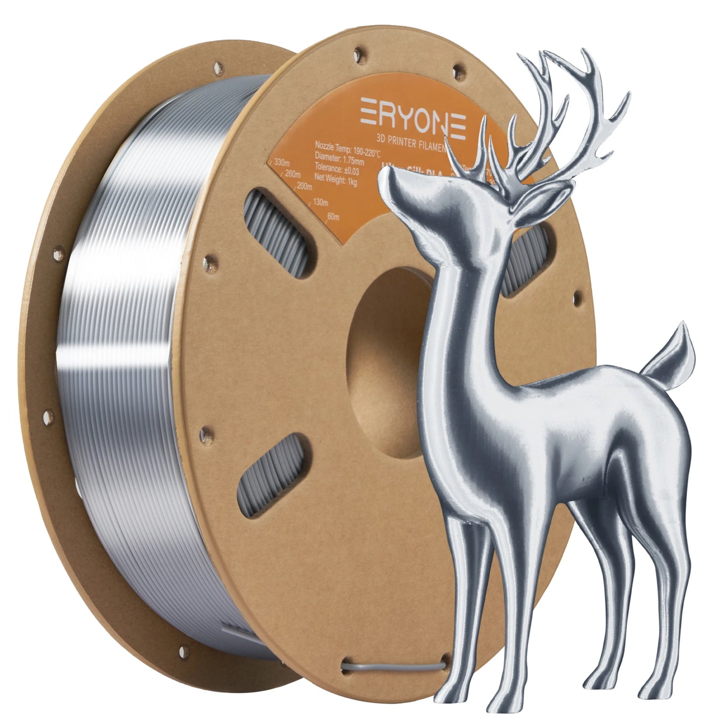 Eryone Promotion New Arrival Ultra SILK PLA Filament 3D Printing 1/3/5/10KG 1.75mm For 3D Printer High Quality Fast delivery