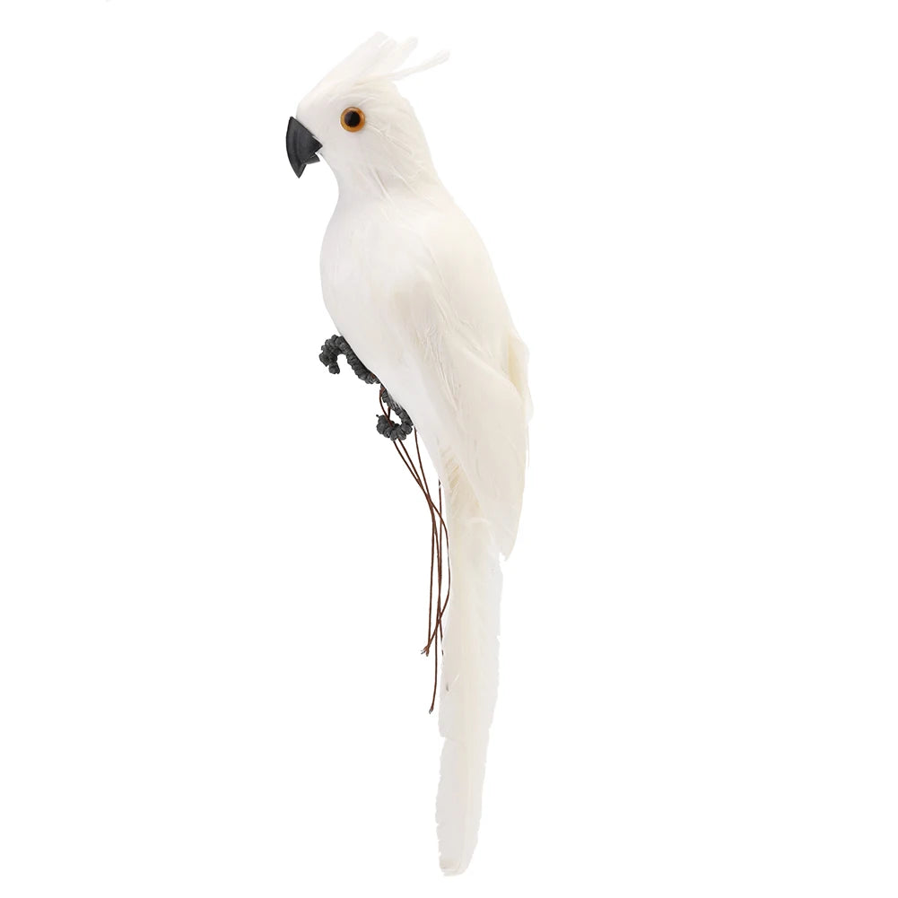 Artificial Simulation Foam Bird Creative Foam Feather Artificial Parrot Fake Animal Bird Imitation Bird Model Home Ornament