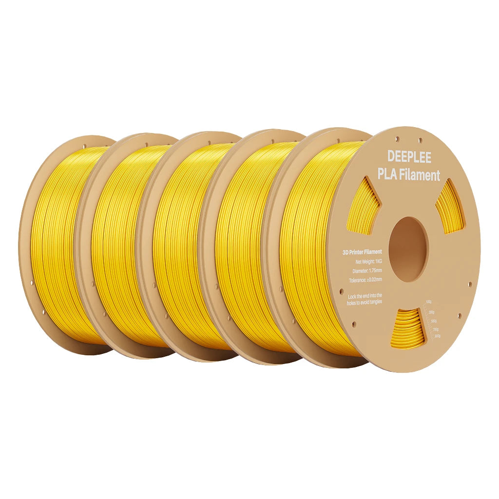 DEEPLEE 10KG Silk Filament PLA 1.75mm 3D Printer Filament for FDM 3D Printers Elegoo PLA for Elegoo Centauri Carbon
