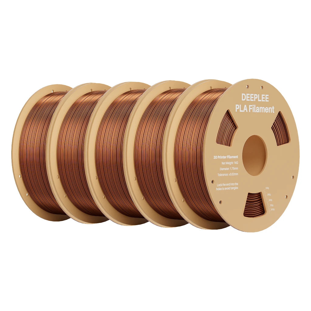 DEEPLEE 10KG Silk Filament PLA 1.75mm 3D Printer Filament for FDM 3D Printers Elegoo PLA for Elegoo Centauri Carbon