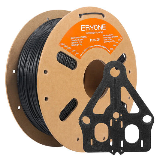 ERYONE 1/5KG  PETG Glass Fiber Filament 1.75mm +/- 0.03mm, 3D Printing Filament PETG GF, 1kg (2.2 LBS)/Spool