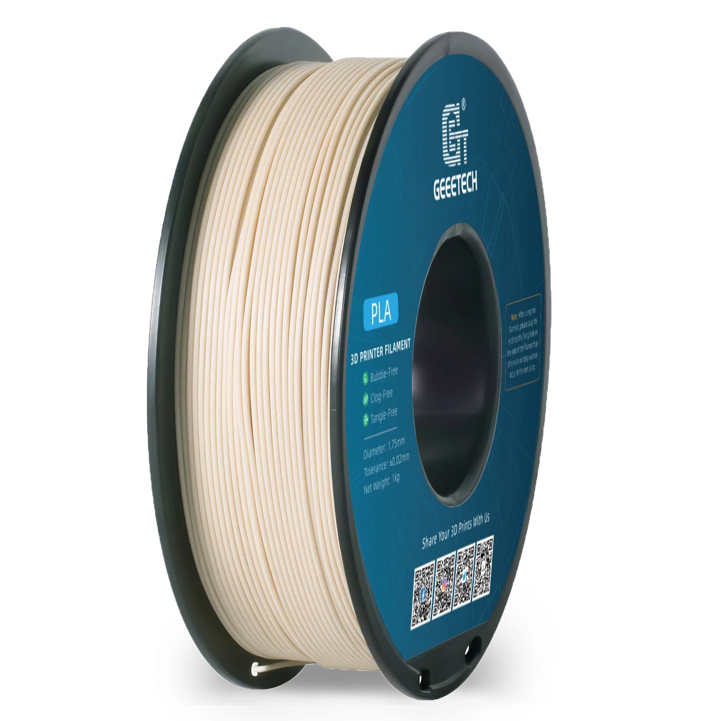 Geeetech Wood PLA 1kg 1.75mm Filament 3d Print wire Vacuum Packaging Local Warehouses Colorful Plastic for FDM 3D printer