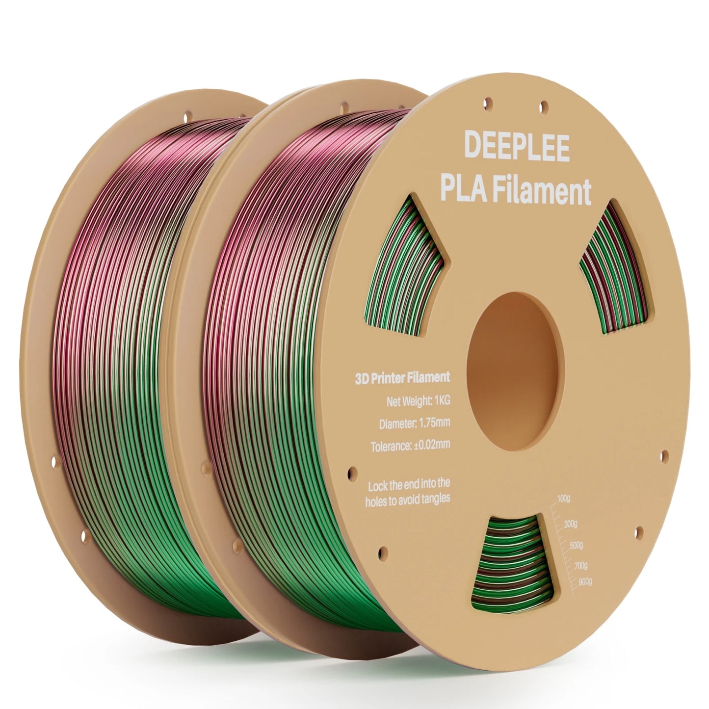 DEEPLEE 10KG Silk Filament PLA 1.75mm 3D Printer Filament for FDM 3D Printers Elegoo PLA for Elegoo Centauri Carbon