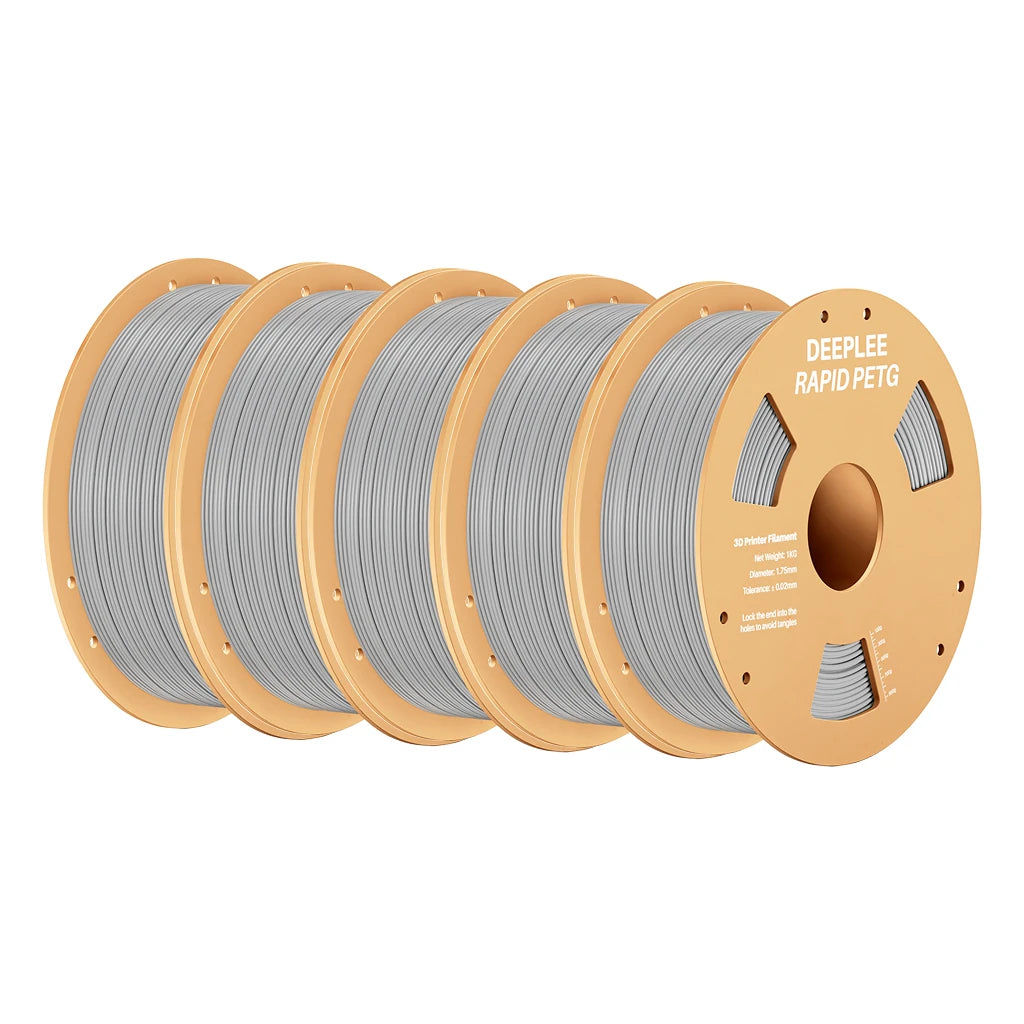 DEEPLEE Rapid PETG Filament 1.75mm 1KG 3d printing materials PETG Black Filament 1kg Fits for Most FDM 3D Printers DEEPLEE